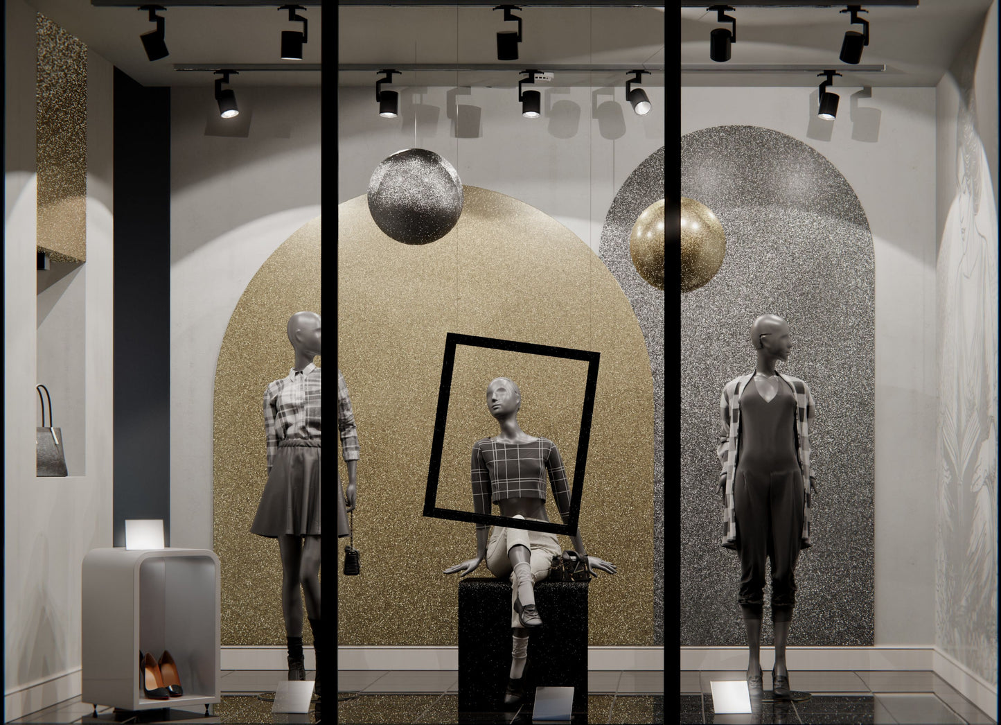 Film adhésif décoratif pailleté or beurre Butter texturé Cover Styl R17 pour rénovation de meuble, mur et décoration intérieure.