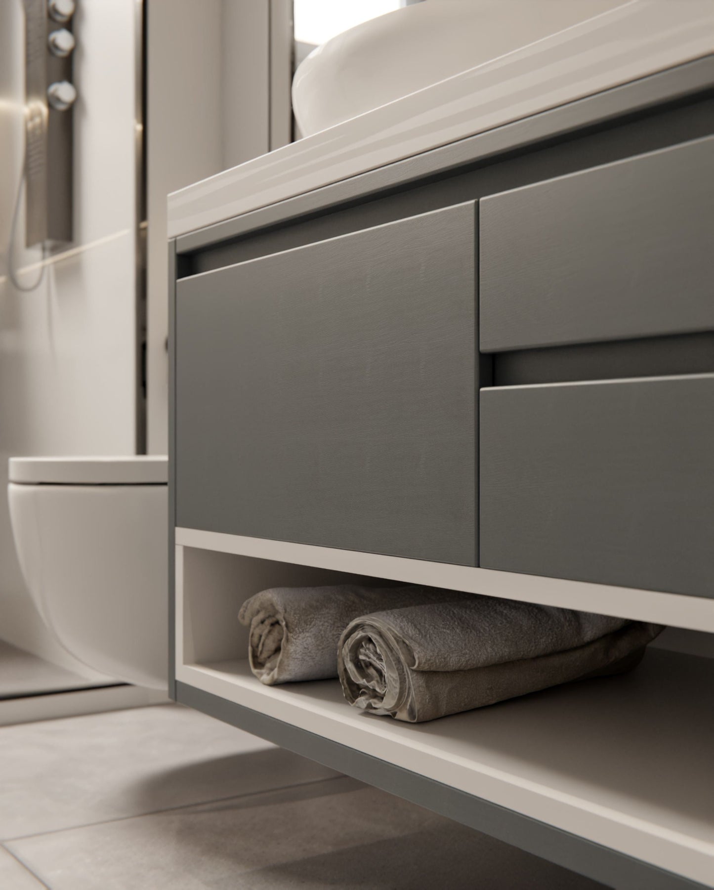 Film adhésif décoratif effet bois bleu charbon structuré NH57 Cover Styl - Finition Prestige peint et teintes modernes pour meubles et portes