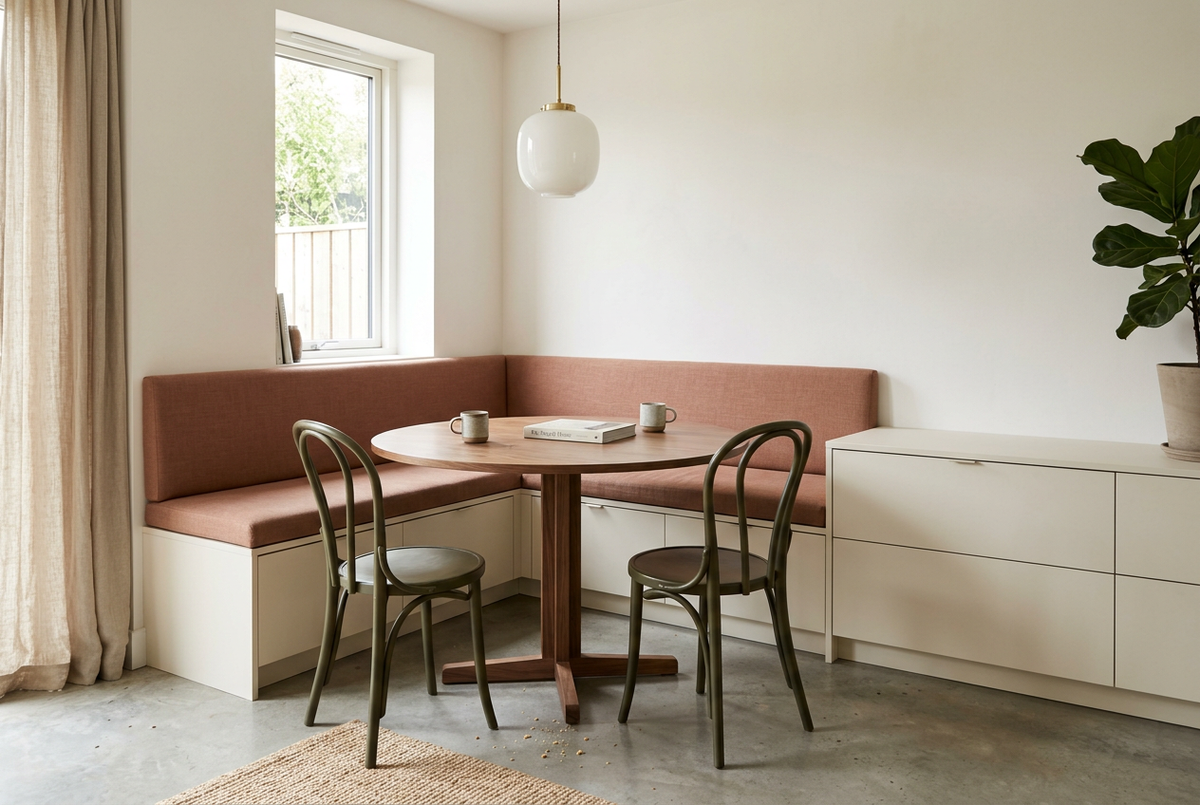 Film adhésif décoratif Cover Styl NL51 Quartz Bone, décor minéral beige ivoire aux nuances douces et finition Standard mate pour meubles de salle à manger
