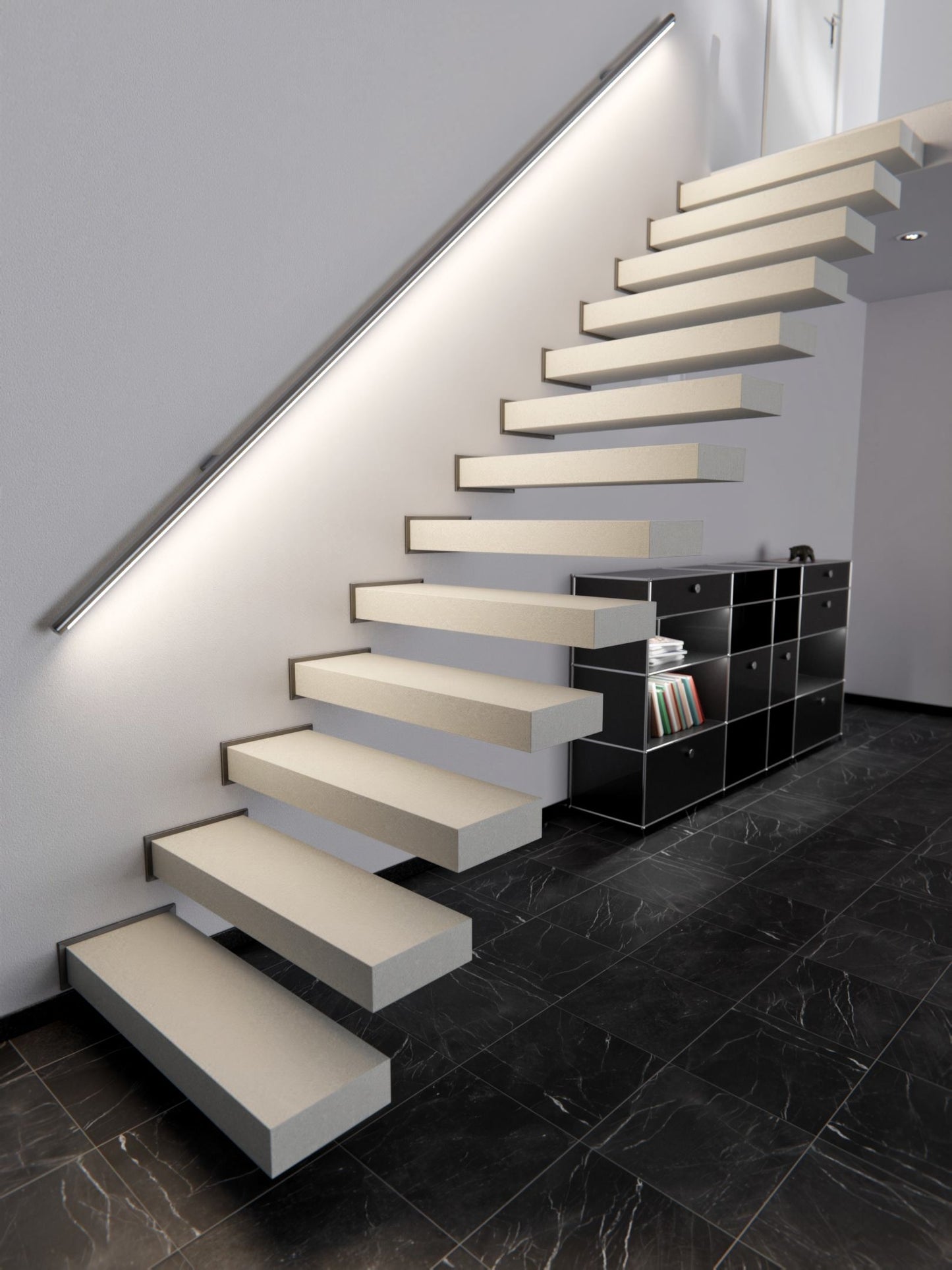 Film adhésif décoratif effet marbre beige Tundra mat Cover Styl NH45 pour rénovation de cuisine, meuble, mur et salle de bain.