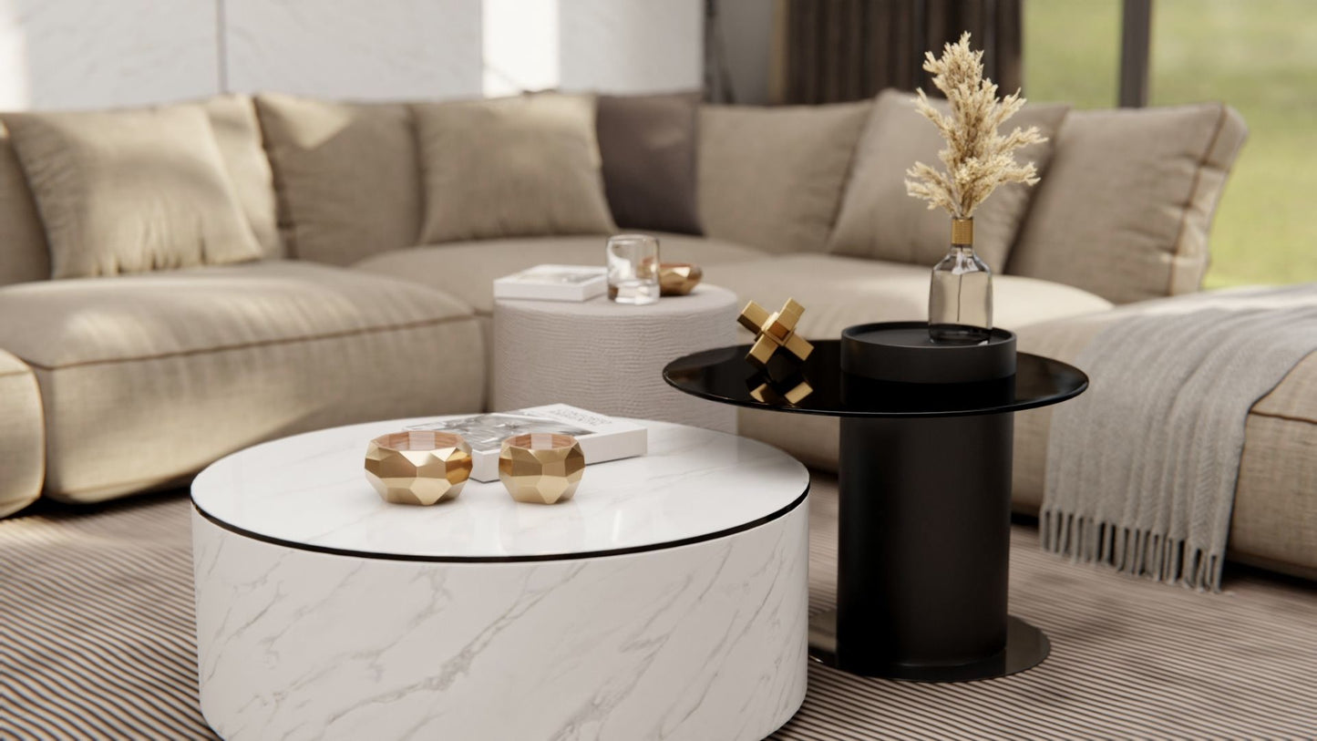 Film adhésif décoratif effet marbre blanc statuaire mat Cover Styl NE31 pour rénovation meuble et surface