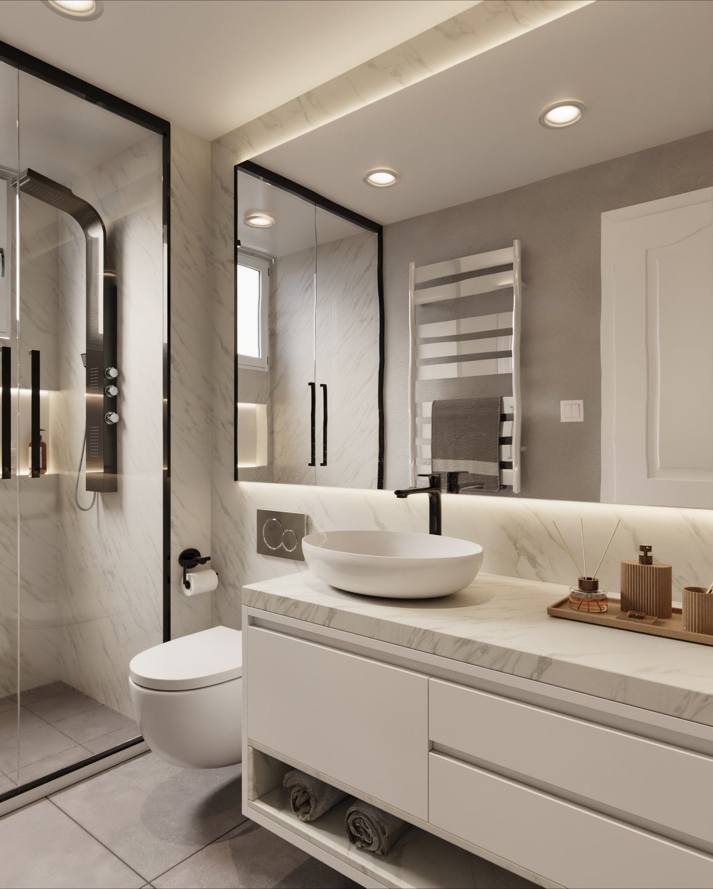 Film adhésif décoratif effet marbre doré statuaire Cover Styl NE32 pour rénovation meuble et surface