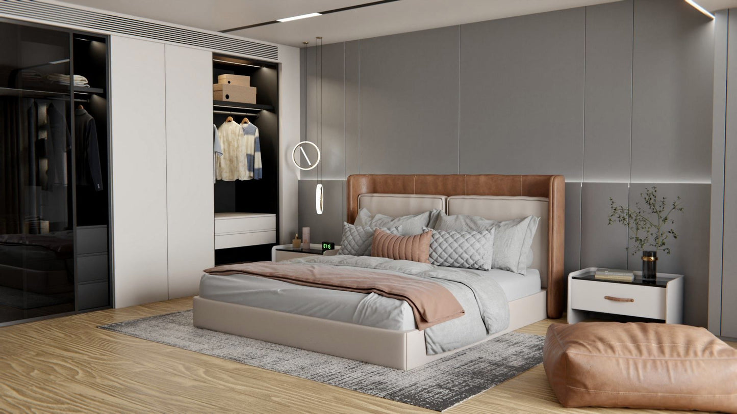 Film adhésif décoratif effet métal brossé argent dur texturé Cover Styl Q2 pour rénovation de cuisine, meuble, mur et salle de bain.