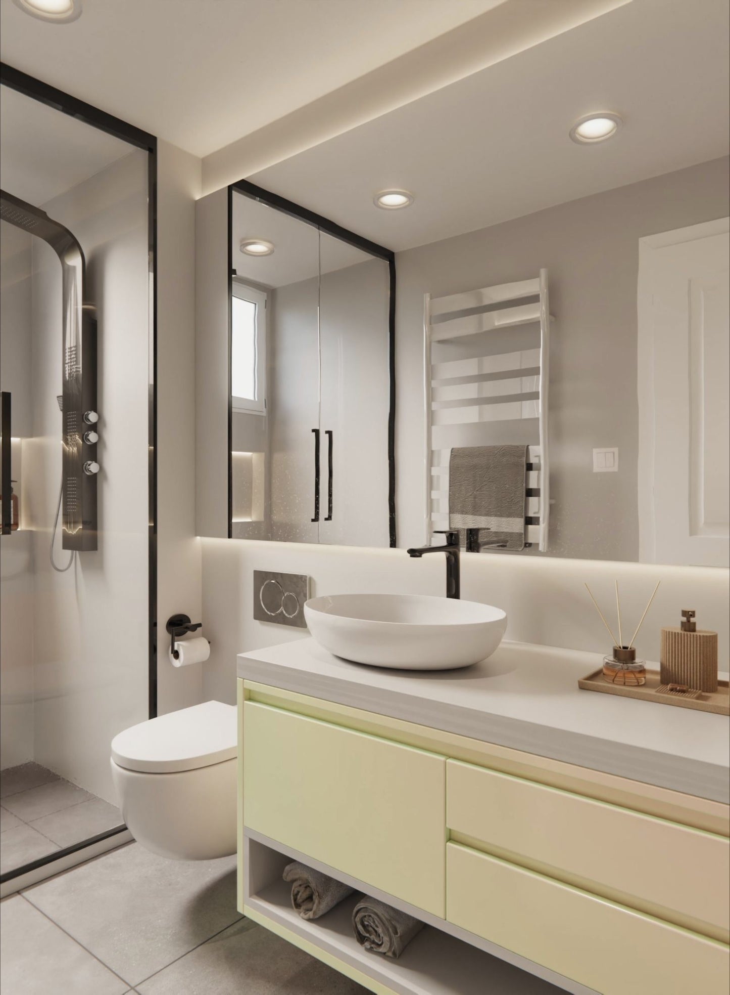 Film adhésif décoratif effet métal irisé Aurora holographique Cover Styl AU01 pour rénovation de cuisine, meuble, mur et salle de bain.