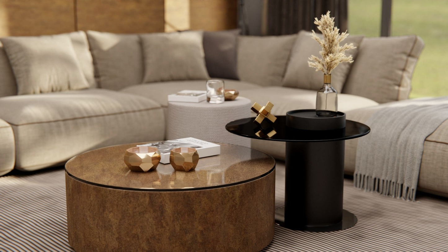 Film adhésif décoratif effet acier corten rouillé Rust Prestige texturé Cover Styl W6 pour rénovation de cuisine, meuble, mur et salle de bain.