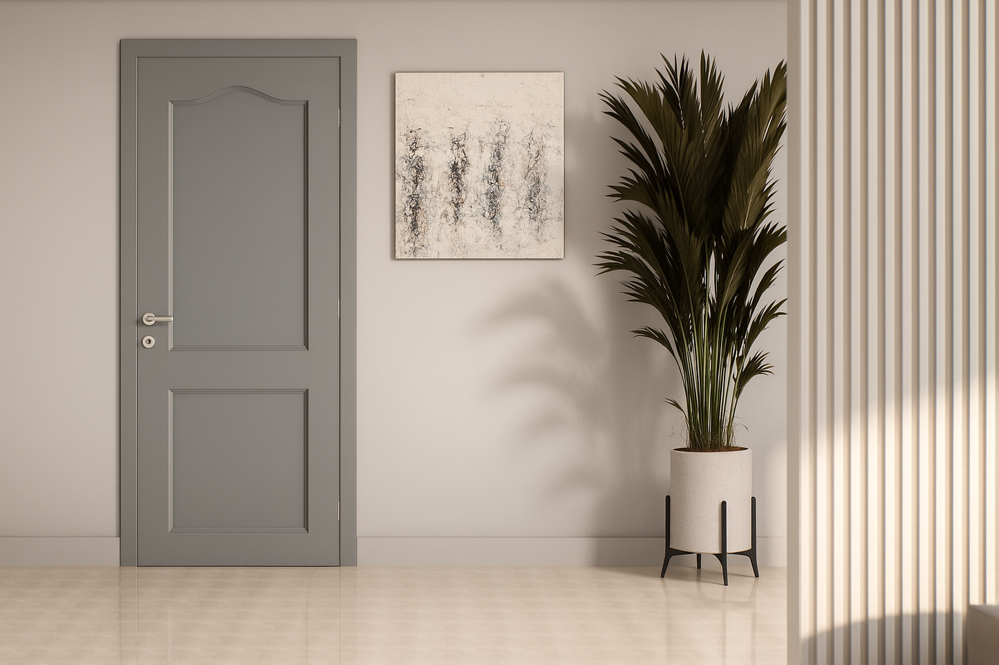 Film adhésif décoratif Cover Styl NE79 gris éléphant sur porte