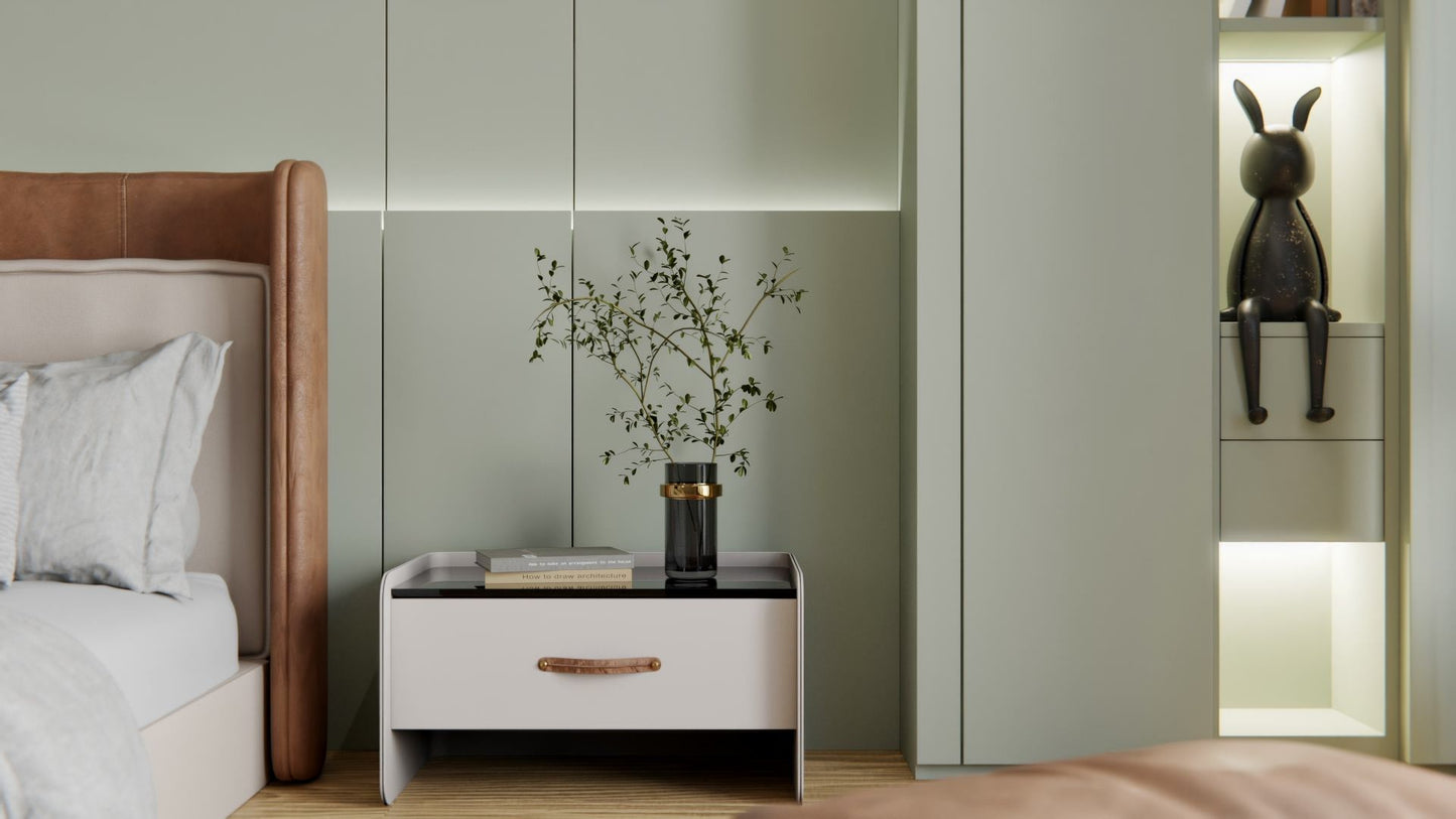 Film adhésif décoratif Cover Styl NH21 vert doux sur dressing