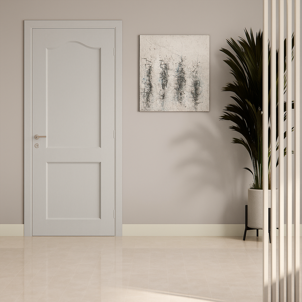 Film adhésif décoratif Cover Styl NH22 gris chaud sur porte