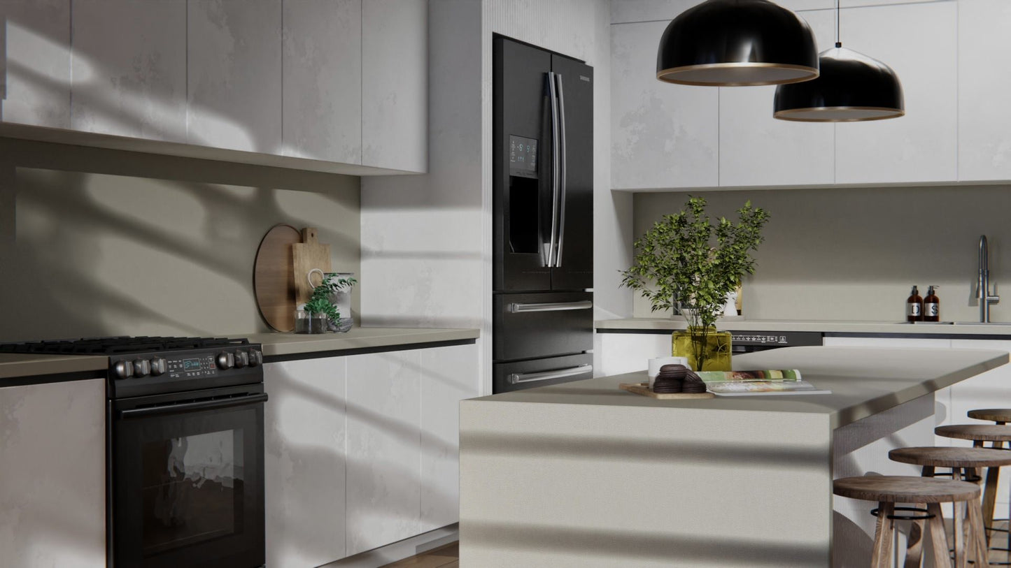 Film adhésif décoratif effet textile cachemire Cover Styl NE42 pour rénovation de cuisine, meuble, mur et salle de bain.