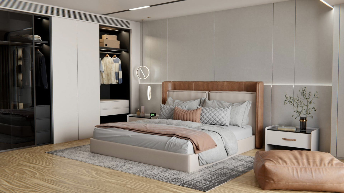 Film adhésif décoratif effet textile lin beige texturé Cover Styl NH19 pour rénovation de cuisine, meuble, mur et salle de bain.