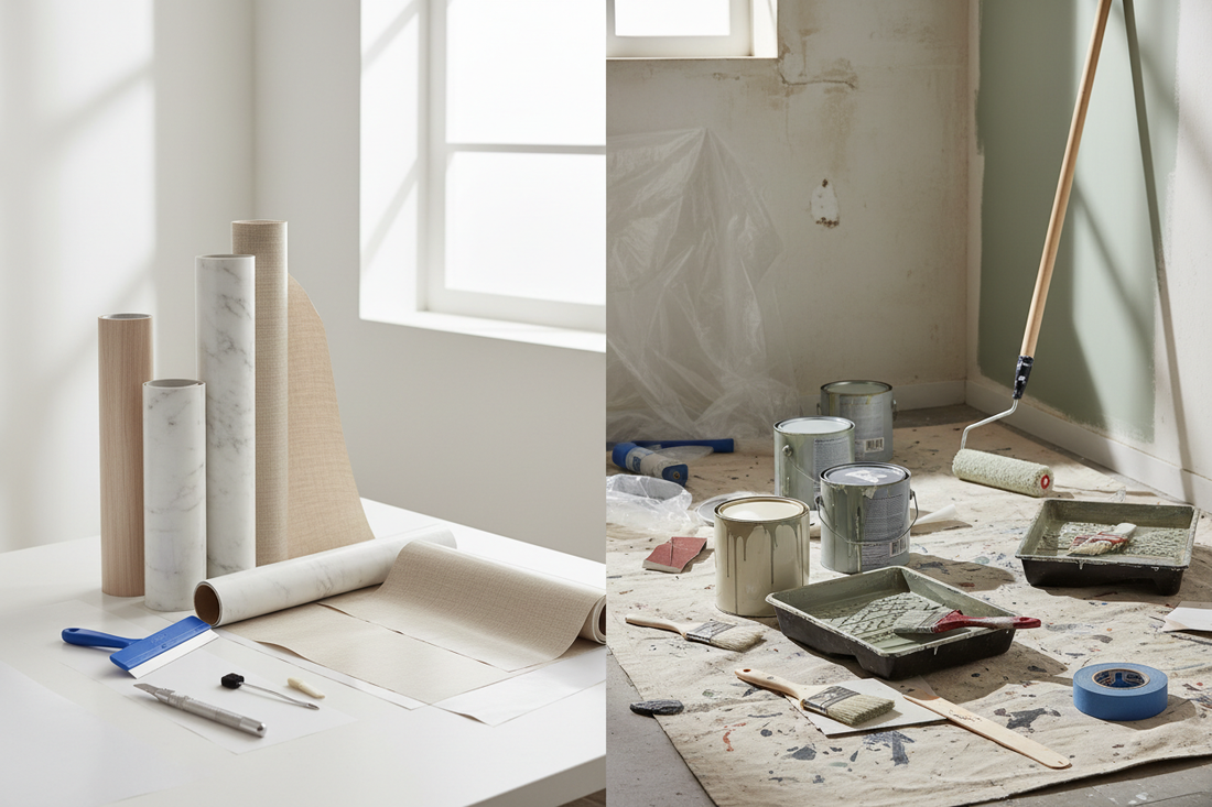 Vinyle Adhésif vs Peinture : Quel Revêtement Choisir pour Rénover sa Cuisine en 2026 ?