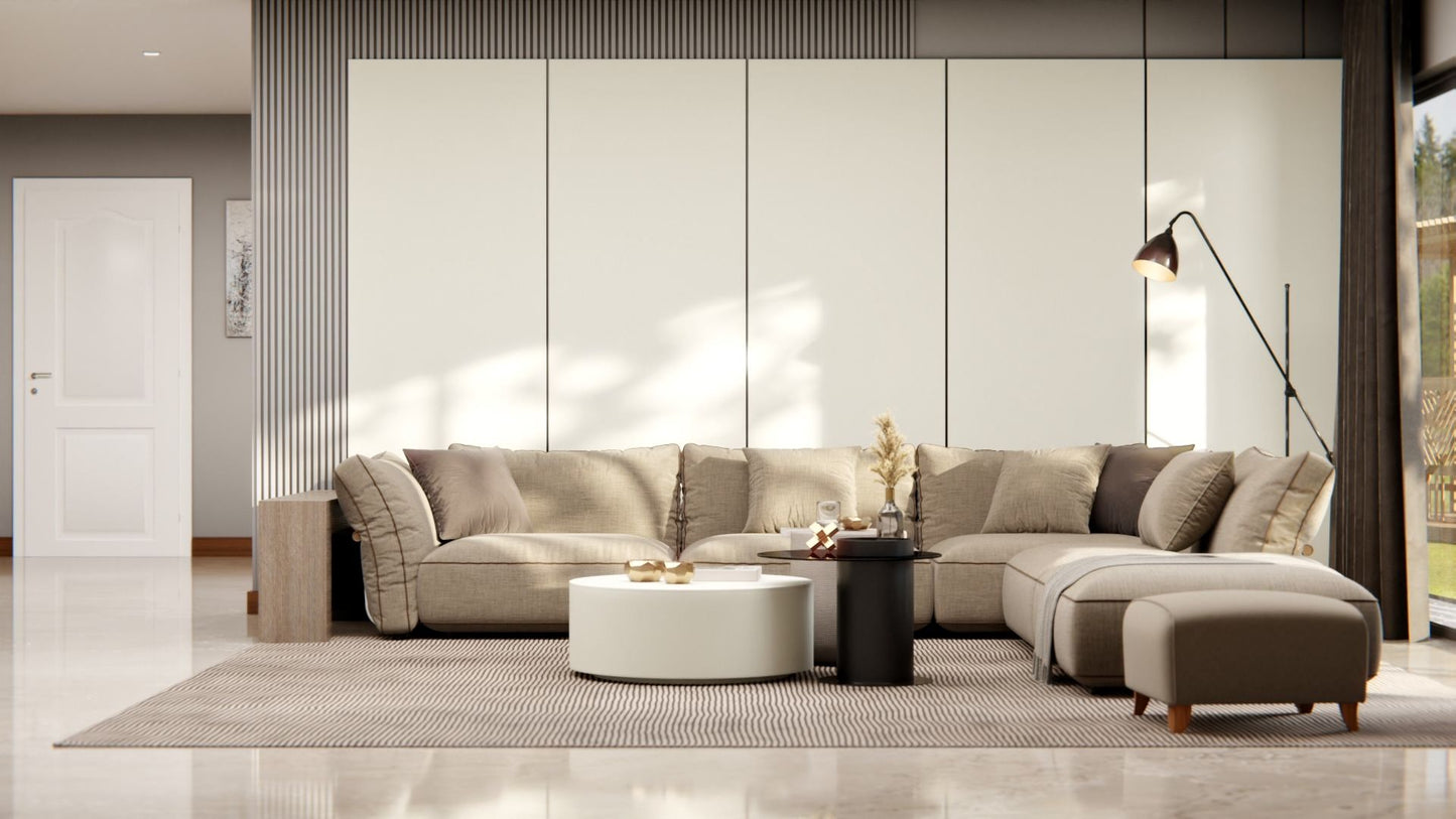 Film adhésif décoratif Cover Styl RM10 Blanc Délicat sur meuble et mur