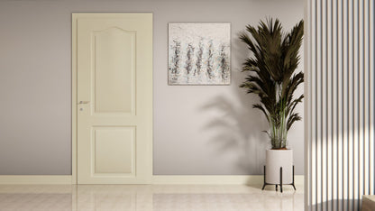 Film adhésif décoratif Cover Styl RM13 blanc albâtre sur porte