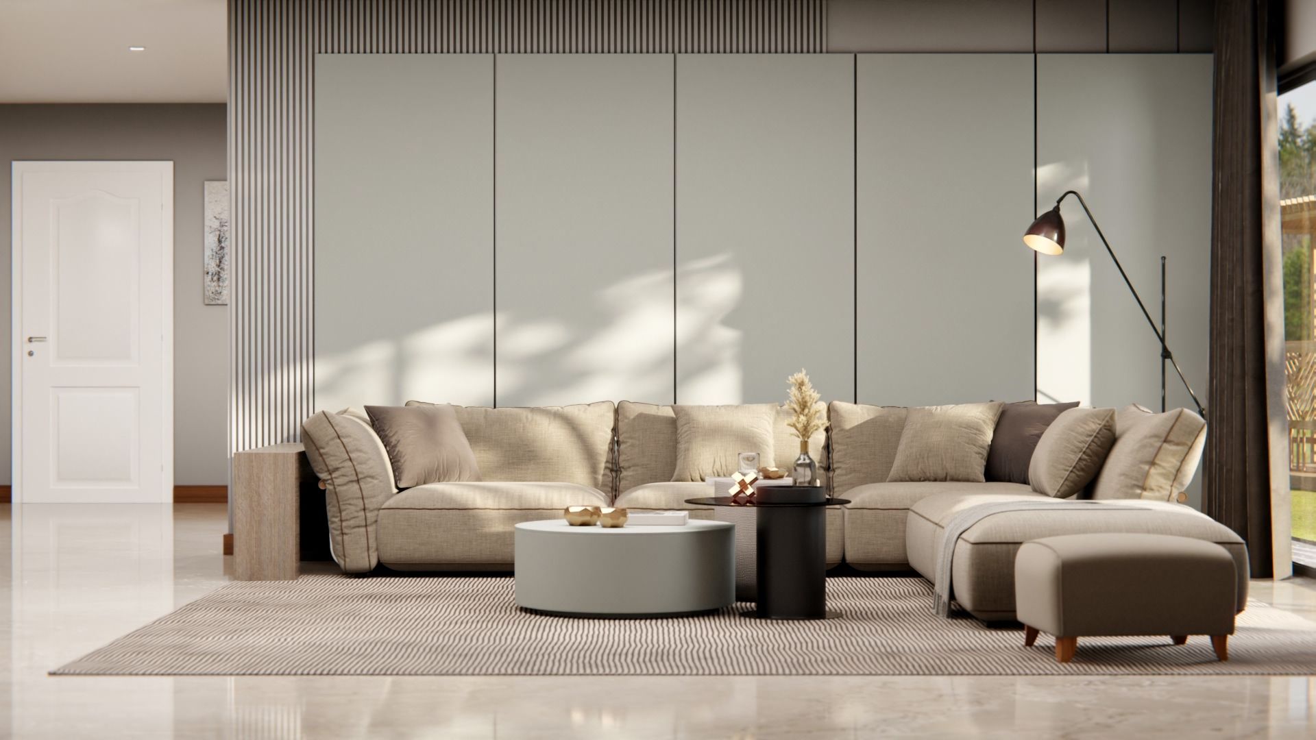 Film adhésif décoratif Cover Styl RM27 gris lunaire sur meuble & mur