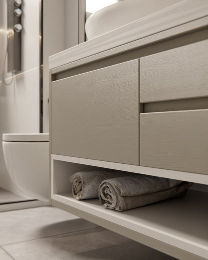 Cover Styl® – BOIS – Gris beige – NE46