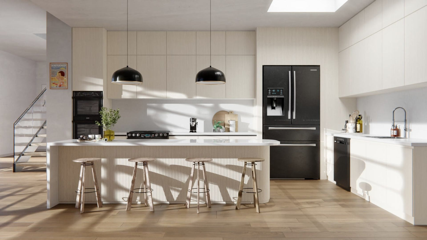 Film adhesif bois chene blanc pale AL29 Cover Styl look lumineux pour moderniser meubles et cuisines