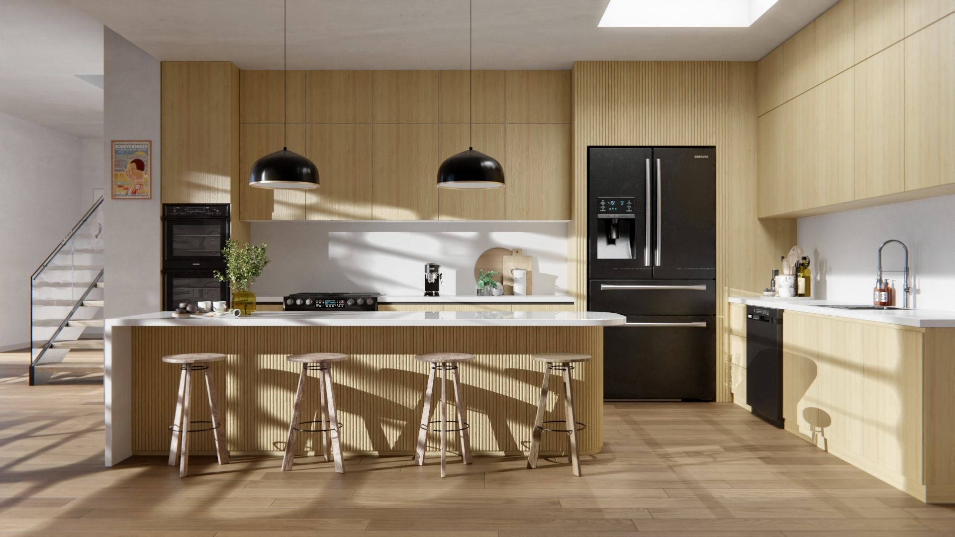 Film adhesif bois erable naturel B3 Cover Styl ton clair naturel pour renovation de meubles