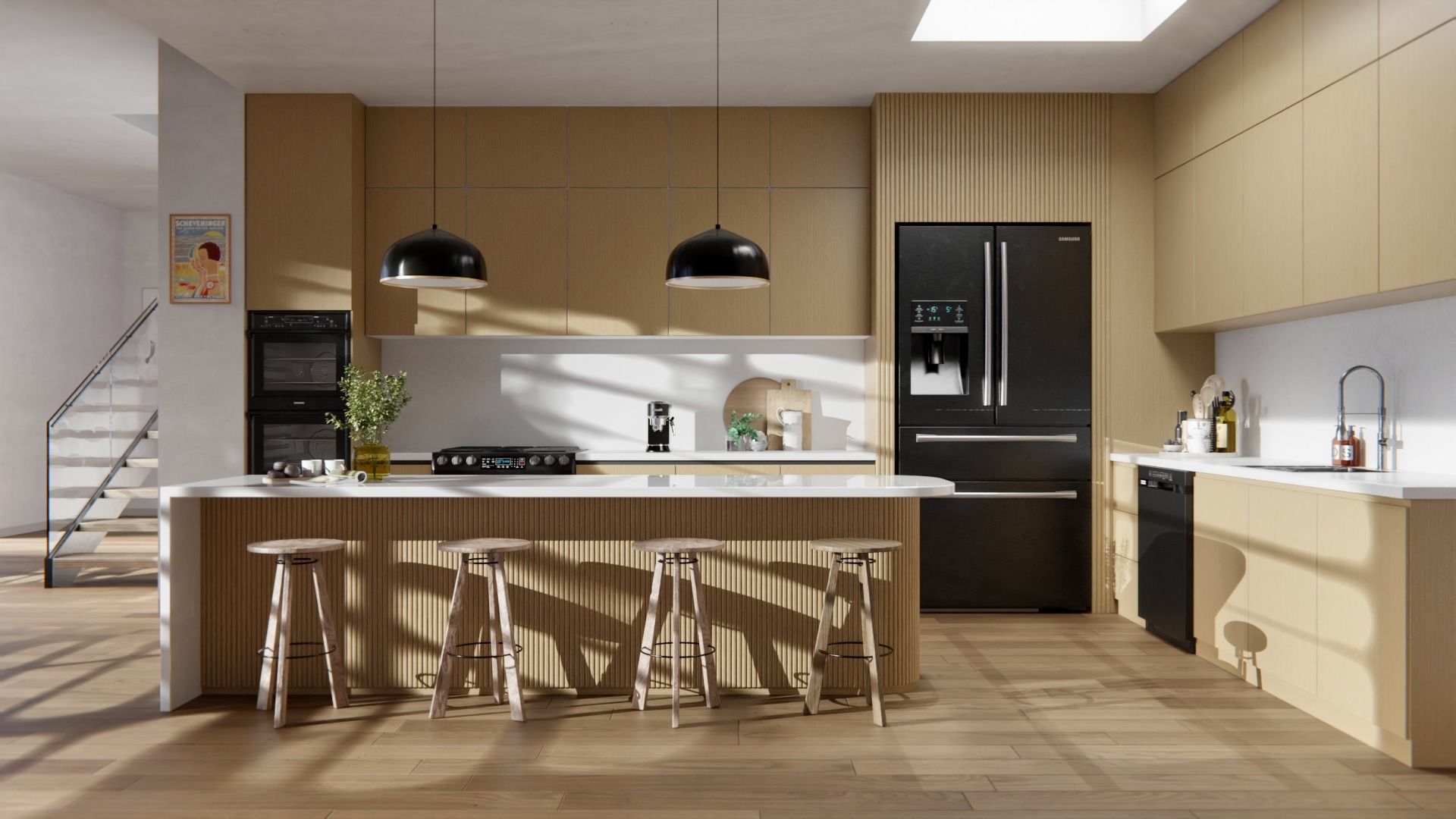 Film adhesif bois hetre cajou B6 Cover Styl teinte chaude pour renovation de meubles et portes