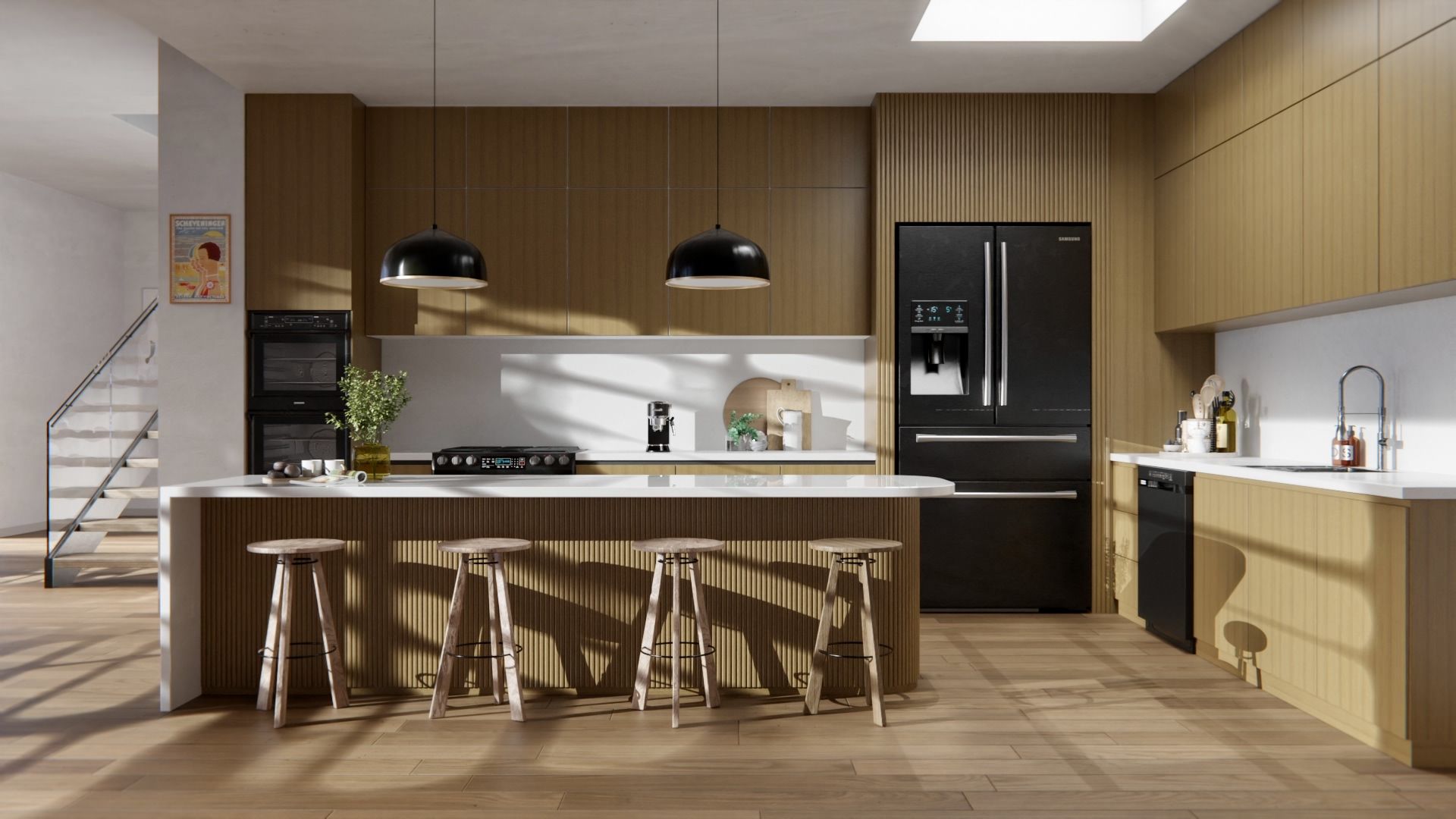 Film adhesif bois hetre dore B5 Cover Styl finition claire moderne pour relooking interieur