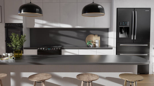 Film Cover Styl métal gris métallisé foncé, rendu industriel et profond