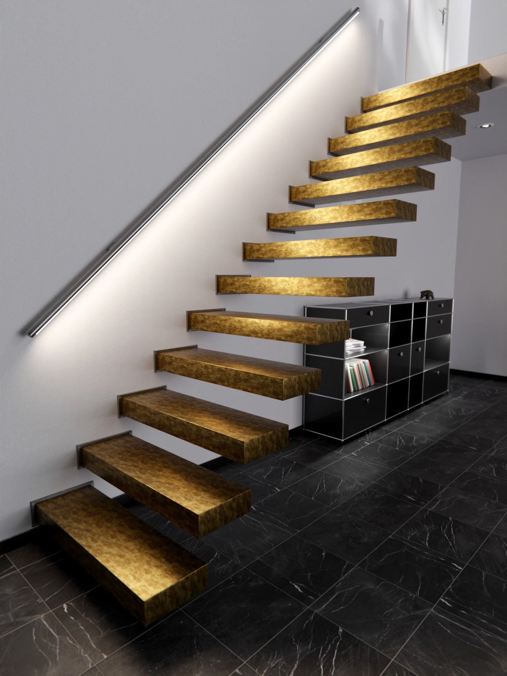 Revêtement adhésif Cover Styl métal or antique, finition vieillie et prestigieuse