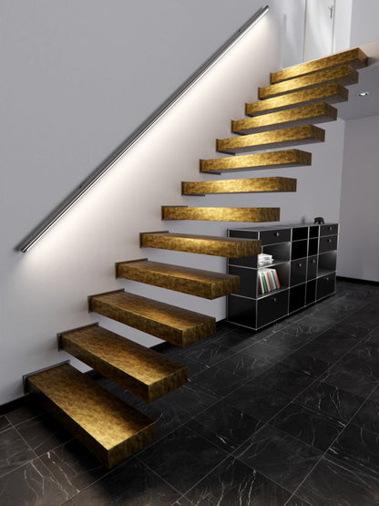 Revêtement adhésif Cover Styl métal or antique, finition vieillie et prestigieuse