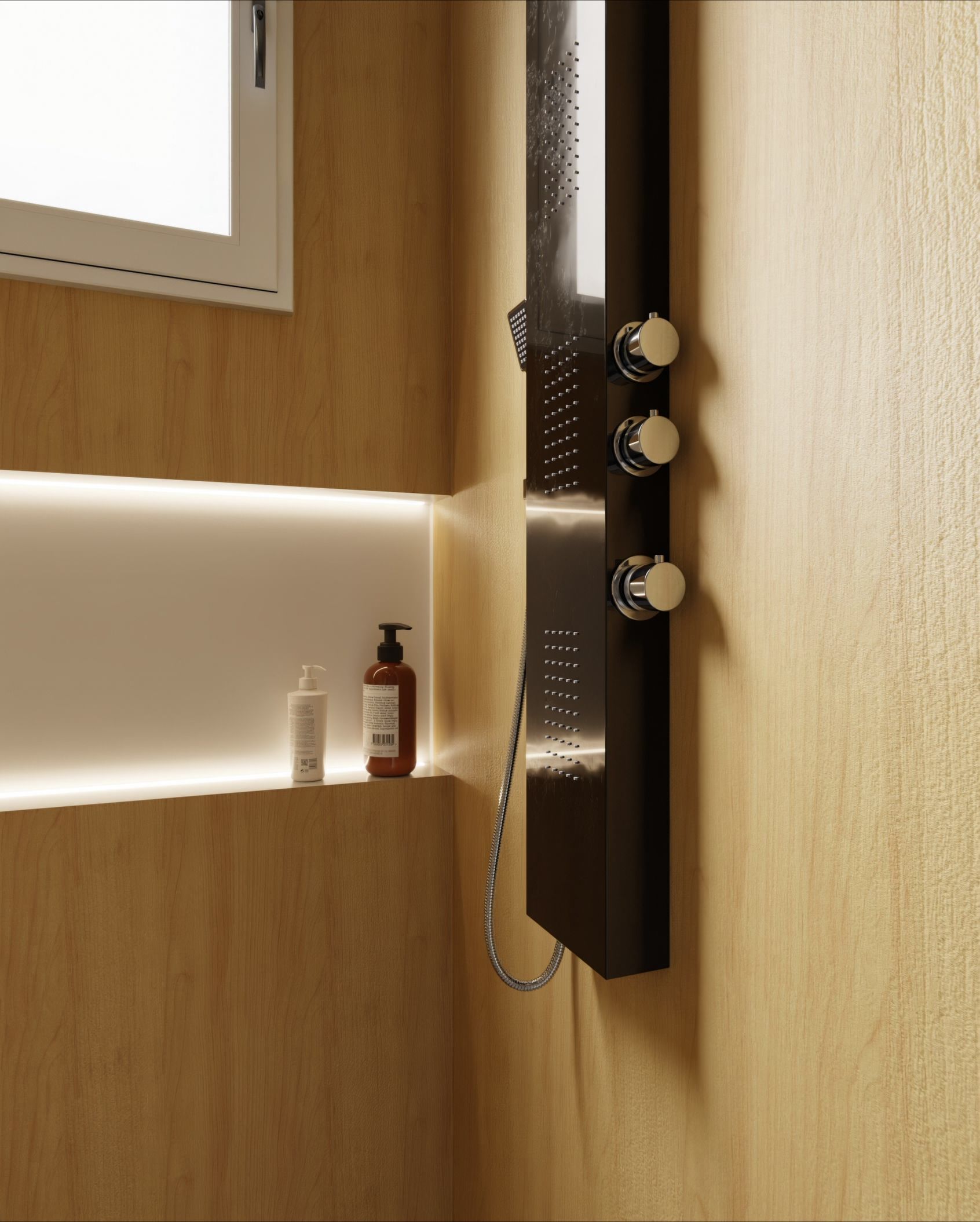 Film adhésif Cover Styl sans PVC effet érable naturel, finition claire et lumineuse