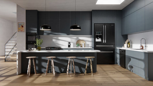 Film adhésif décoratif effet bois bleu charbon structuré NH57 Cover Styl - Finition Prestige peint et teintes modernes pour meubles et portes
