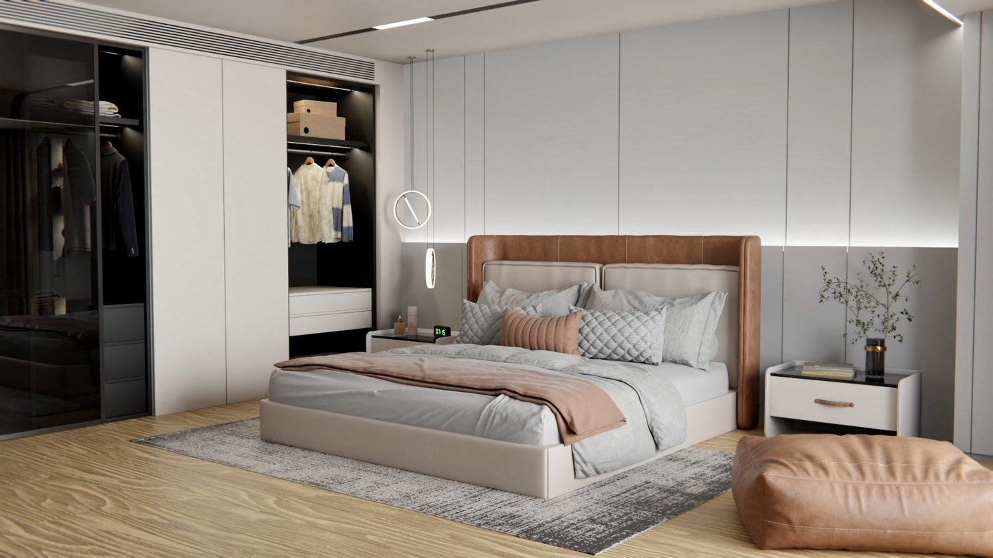 Film adhésif Cover Styl couleur ultra blanc J3 utilisé dans la chambre