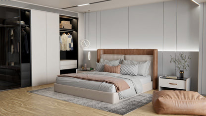 Film adhésif Cover Styl couleur ultra blanc J3 utilisé dans la chambre