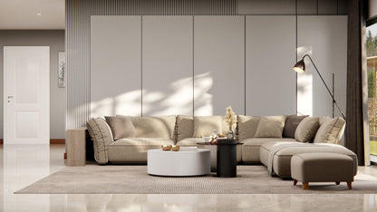 Film adhésif décoratif couleur blanc pur sans pvc PF-J3 Cover Styl appliqué sur le mur et la porte du salon