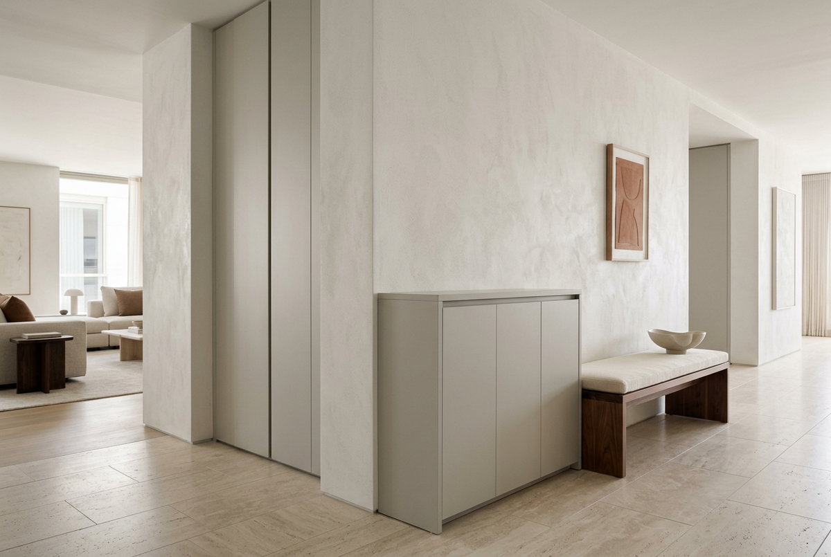 Film adhésif décoratif Cover Styl NK04 Beige argenté, teinte claire grisée et finition mate pour meubles de salon