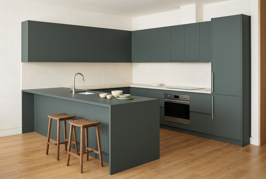 Film adhésif décoratif Cover Styl NK05 Obsidienne gris-vert foncé, finition Standard mate pour façades de cuisine
