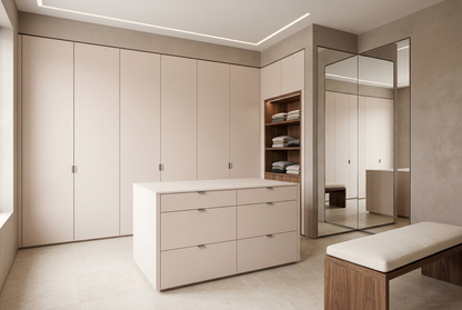 Film adhésif décoratif Cover Styl NL44 Luna Dust beige clair, finition mate pour meubles et murs.
