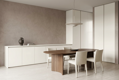 Film adhésif décoratif Cover Styl NL47 Toile blanc cassé, finition Premium à effet soie pour meubles de salle à manger
