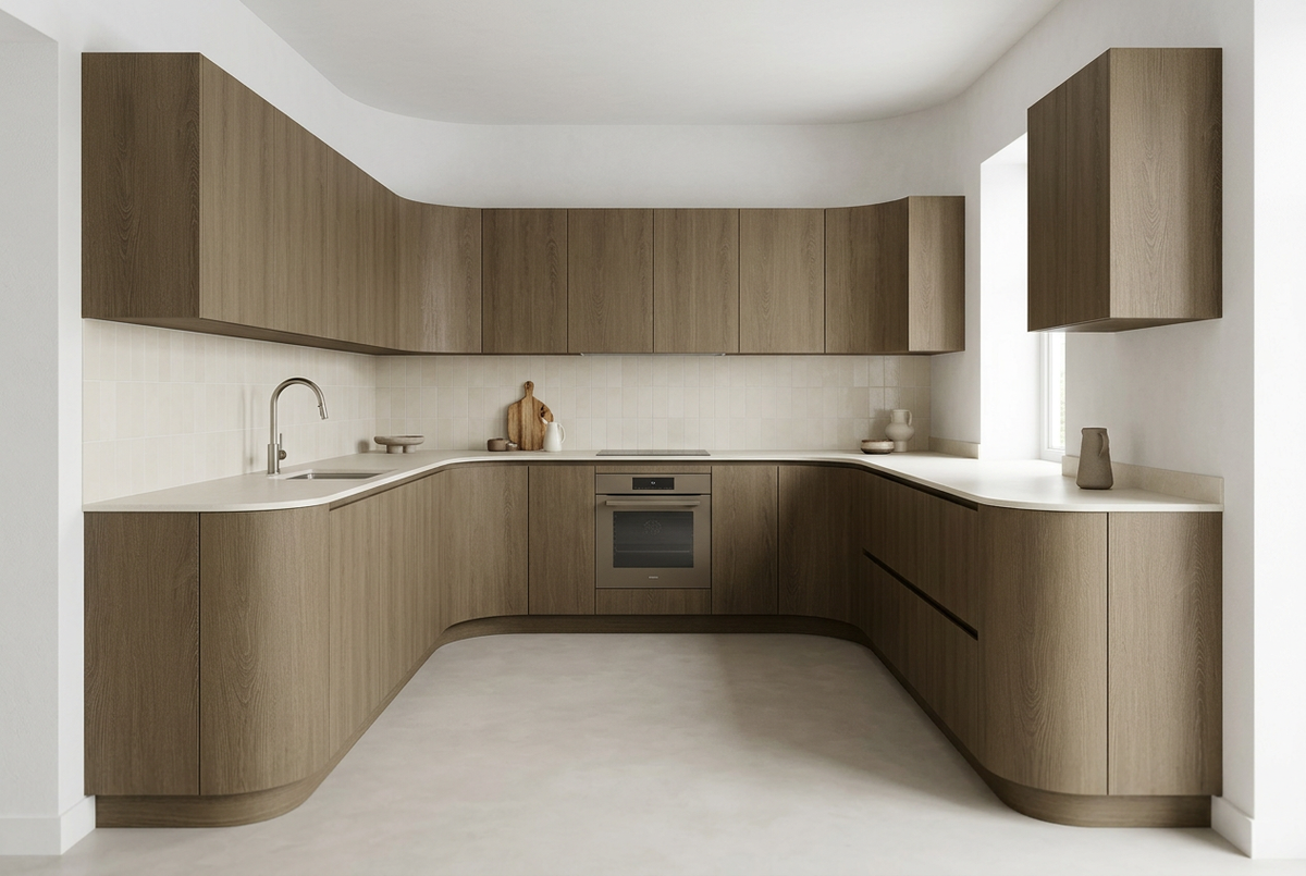 Film adhésif décoratif Cover Styl NL56 Chêne de la Terre brun aux nuances terreuses, veinage longitudinal et finition Prestige mate pour meubles et façades de cuisine.
