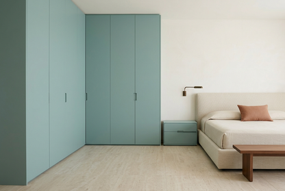 Film adhésif décoratif Cover Styl NL7 Celadon vert céladon légèrement bleuté, finition Standard mate pour meubles de chambre à coucher