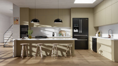 Film adhésif bois Cream Golden Oak Cover Styl PF-AG14 sans pvc posé sur façade cuisine