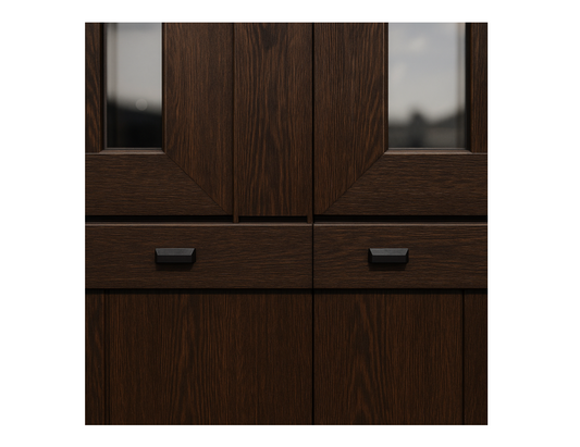 Film adhésif décoratif extérieur bois chêne foncé EXT-Z16 Cover Styl - Haute résistance UV pour façades et mobilier urbain
