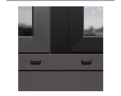 Film adhésif décoratif extérieur bois silk wood dark EXT-Z14 Cover Styl - Haute résistance UV pour façades et mobilier urbain
