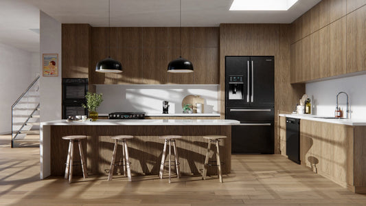Film adhésif décoratif haute résistance bois chêne foncé Original Oak Cover Styl HR-AA14 pour rénovation de cuisine, meuble, porte et plan de travail.