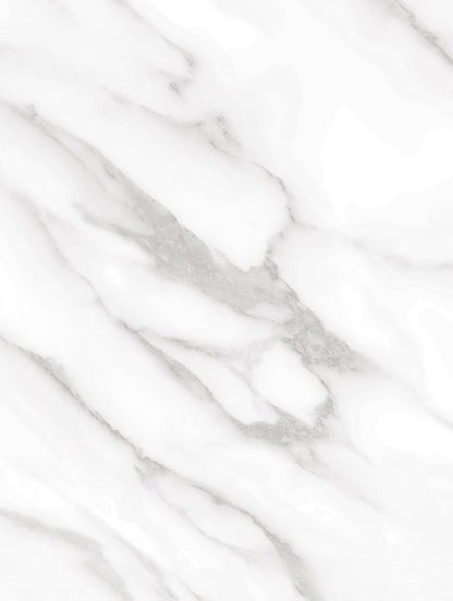 Film adhésif décoratif haute résistance pierre marbre blanc Statuary White Cover Styl HR-NE31 pour rénovation de cuisine, plan de travail, mur et salle de bain.