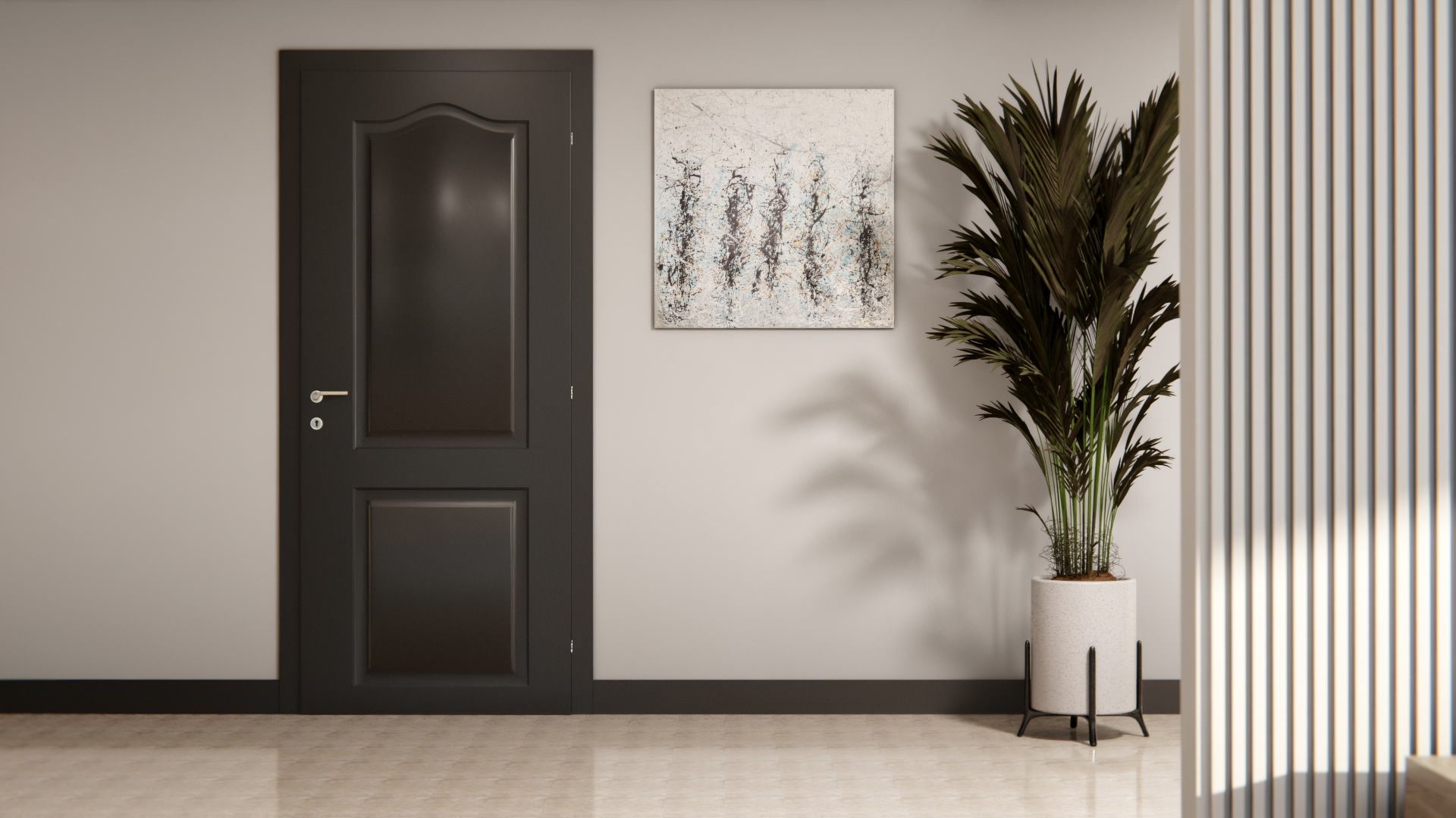 Film adhésif décoratif haute résistance couleur noir laqué Lacquered Black Cover Styl HR-J5 pour rénovation de cuisine, meuble, porte et mur.