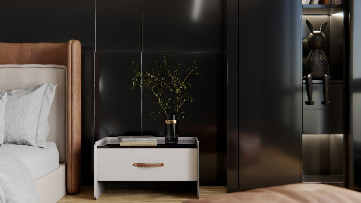 Film adhésif décoratif haute résistance couleur noir laqué Lacquered Black Cover Styl HR-J5 pour rénovation de cuisine, meuble, porte et mur.