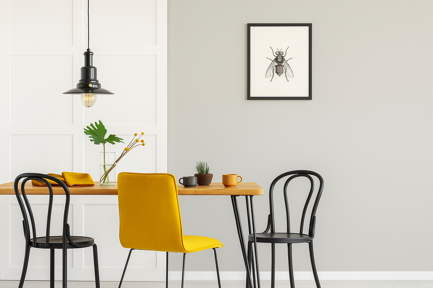 Film adhésif décoratif Cover Styl K7 gris crème posé sur mur