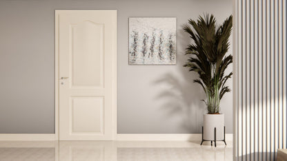  Film adhésif décoratif Cover Styl M10 beige lait d'avoine sur porte