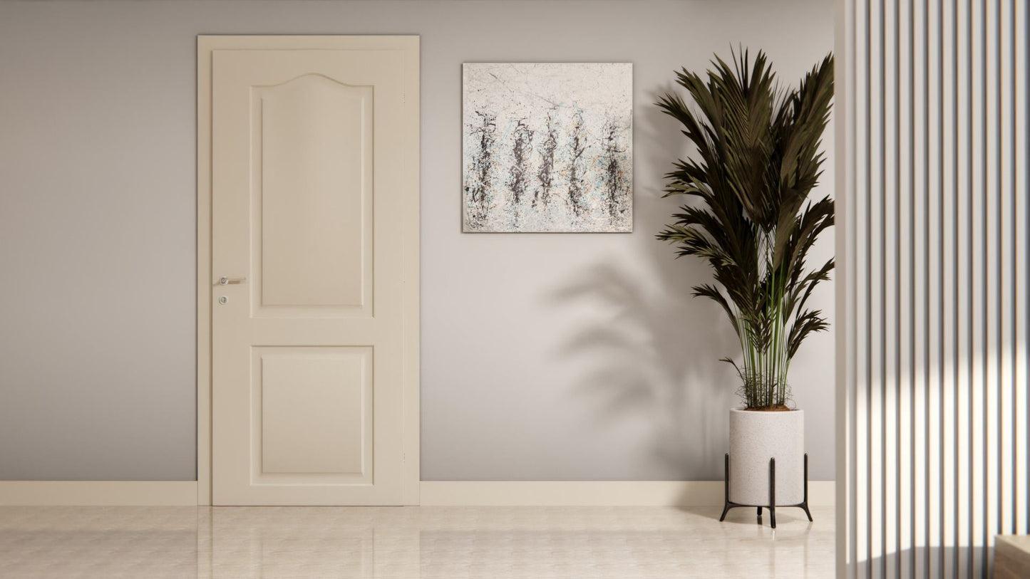 Film adhésif décoratif Cover Styl M7 beige sable côtier sur porte