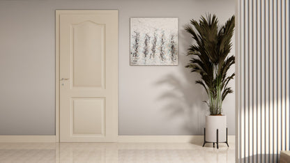 Film adhésif décoratif Cover Styl M7 beige sable côtier sur porte