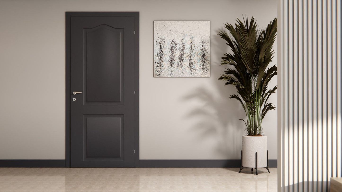 Film adhésif décoratif Cover Styl M9 bleu nuit sur porte