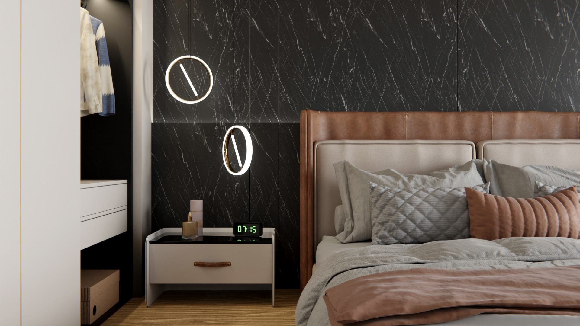 Film adhésif décoratif effet marbre grigio marquina Cover Styl MK14 pour rénovation meuble et surface